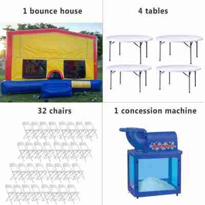 bounce house party package