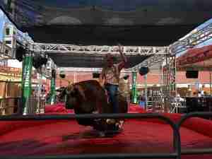 Western themed parties-mechanical bull riding