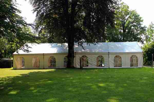 outdoor Marquee tent is a must have wedding equipment rentals
