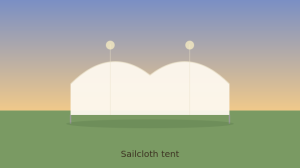sailcloth tent