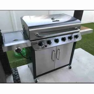 7 burner propane grill ready for July 4 party outdoor